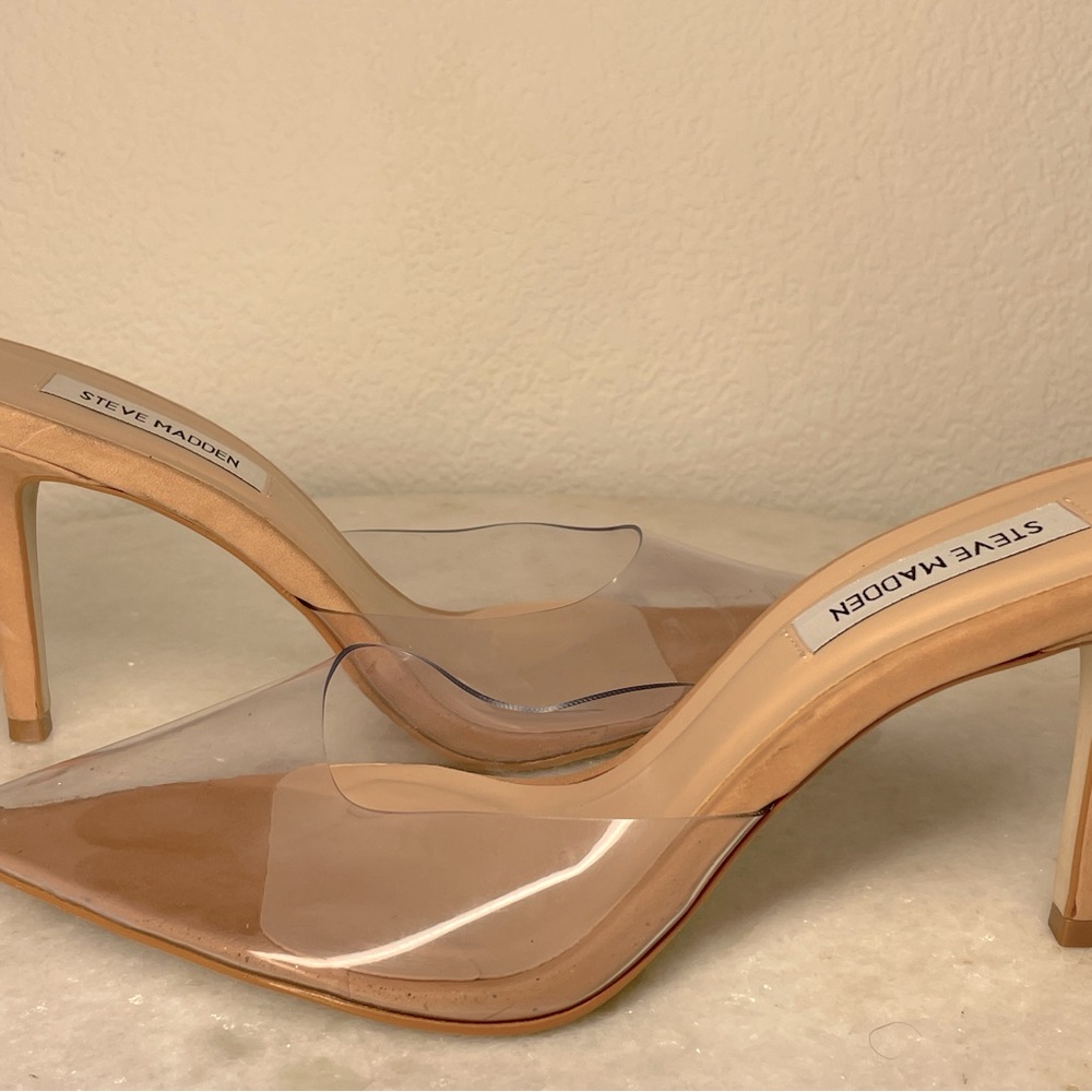 Steve Madden Mule Pointed Toe Sz 8 Moxxi 3.5” Hee… - image 6